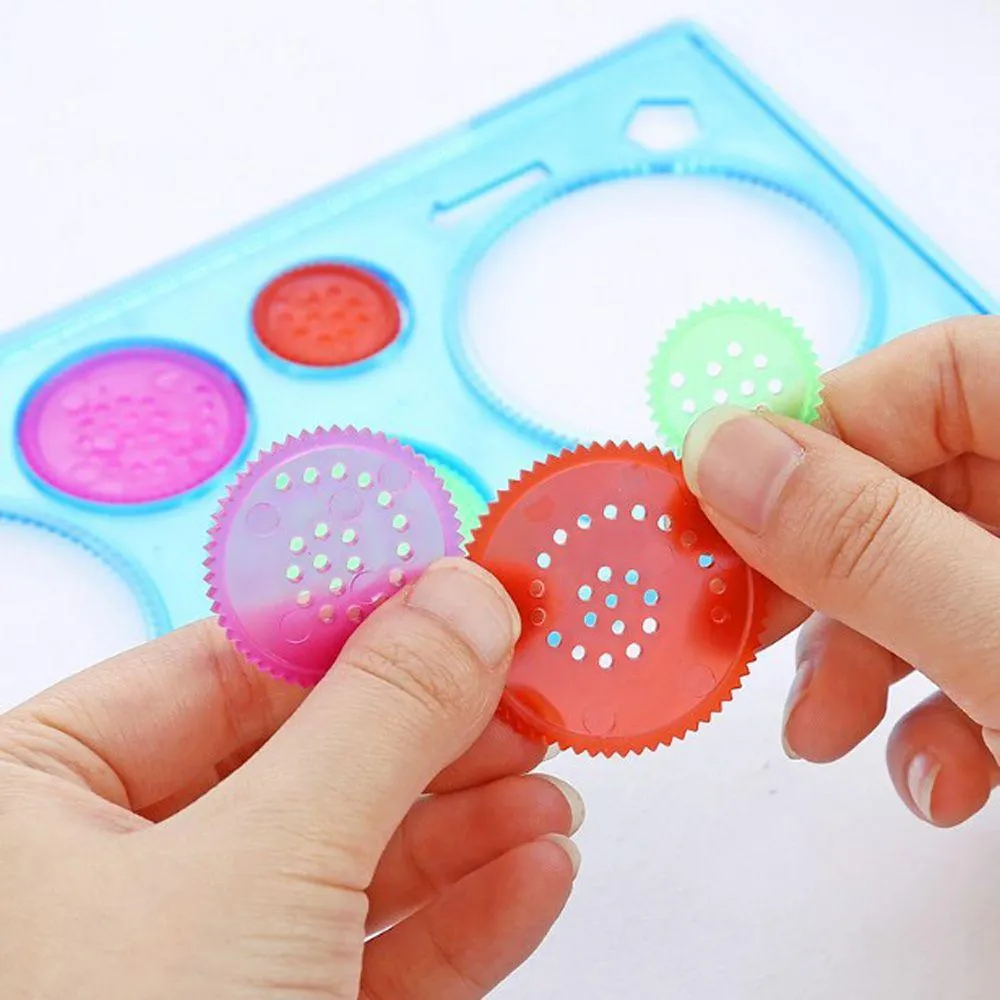 2pcs Kids Magic Drawing Board Drawing Toys Crafts Games Educational Learning Toys for Children Measuring Tool Christmas Gifts