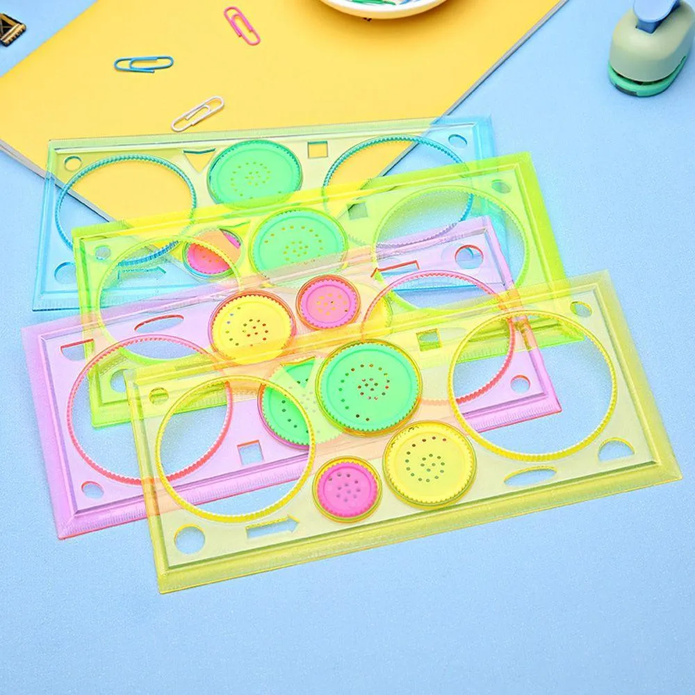2pcs Kids Magic Drawing Board Drawing Toys Crafts Games Educational Learning Toys for Children Measuring Tool Christmas Gifts