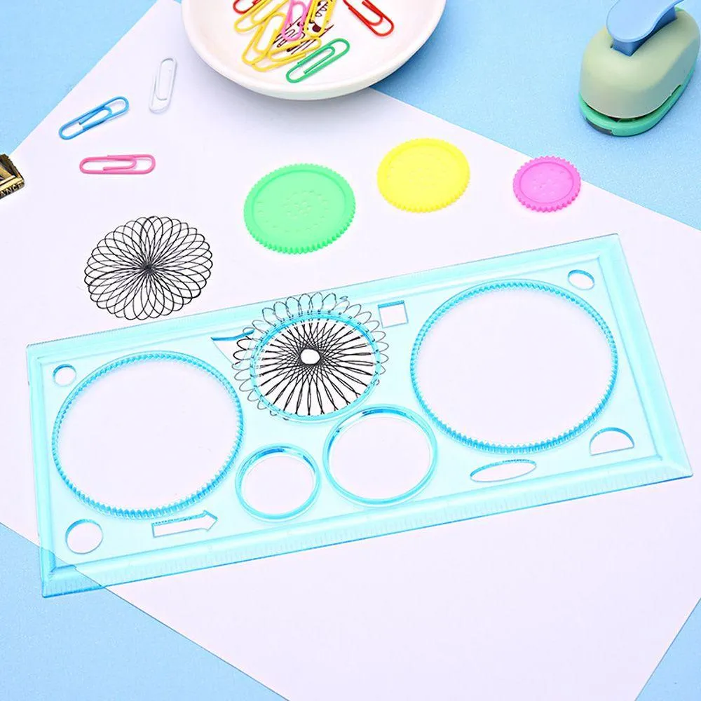 2pcs Kids Magic Drawing Board Drawing Toys Crafts Games Educational Learning Toys for Children Measuring Tool Christmas Gifts