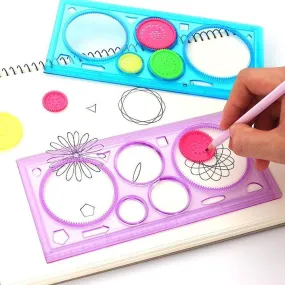 2pcs Kids Magic Drawing Board Drawing Toys Crafts Games Educational Learning Toys for Children Measuring Tool Christmas Gifts