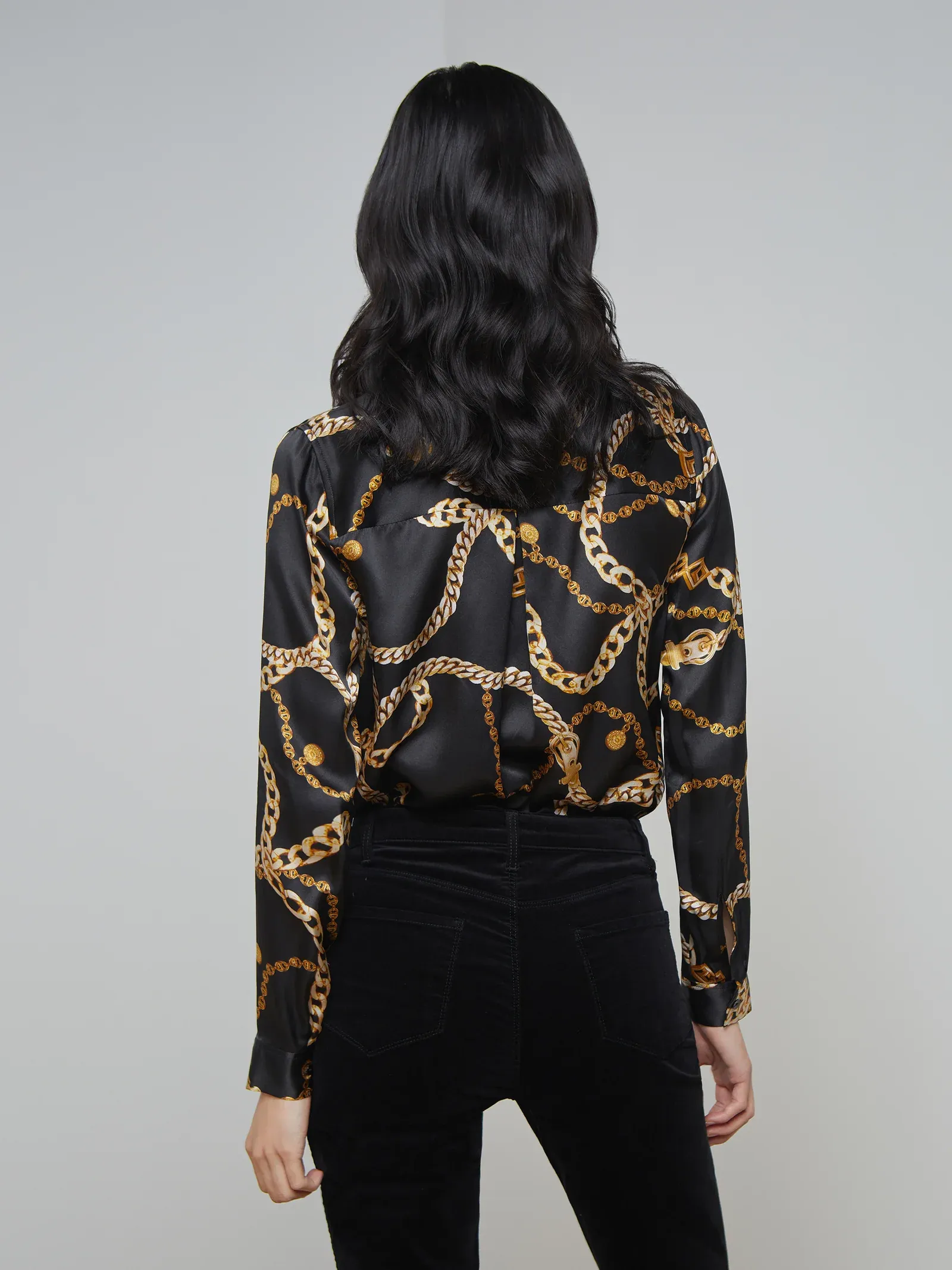 40223LNGbgll L'Agence Tyler L/S Shirt