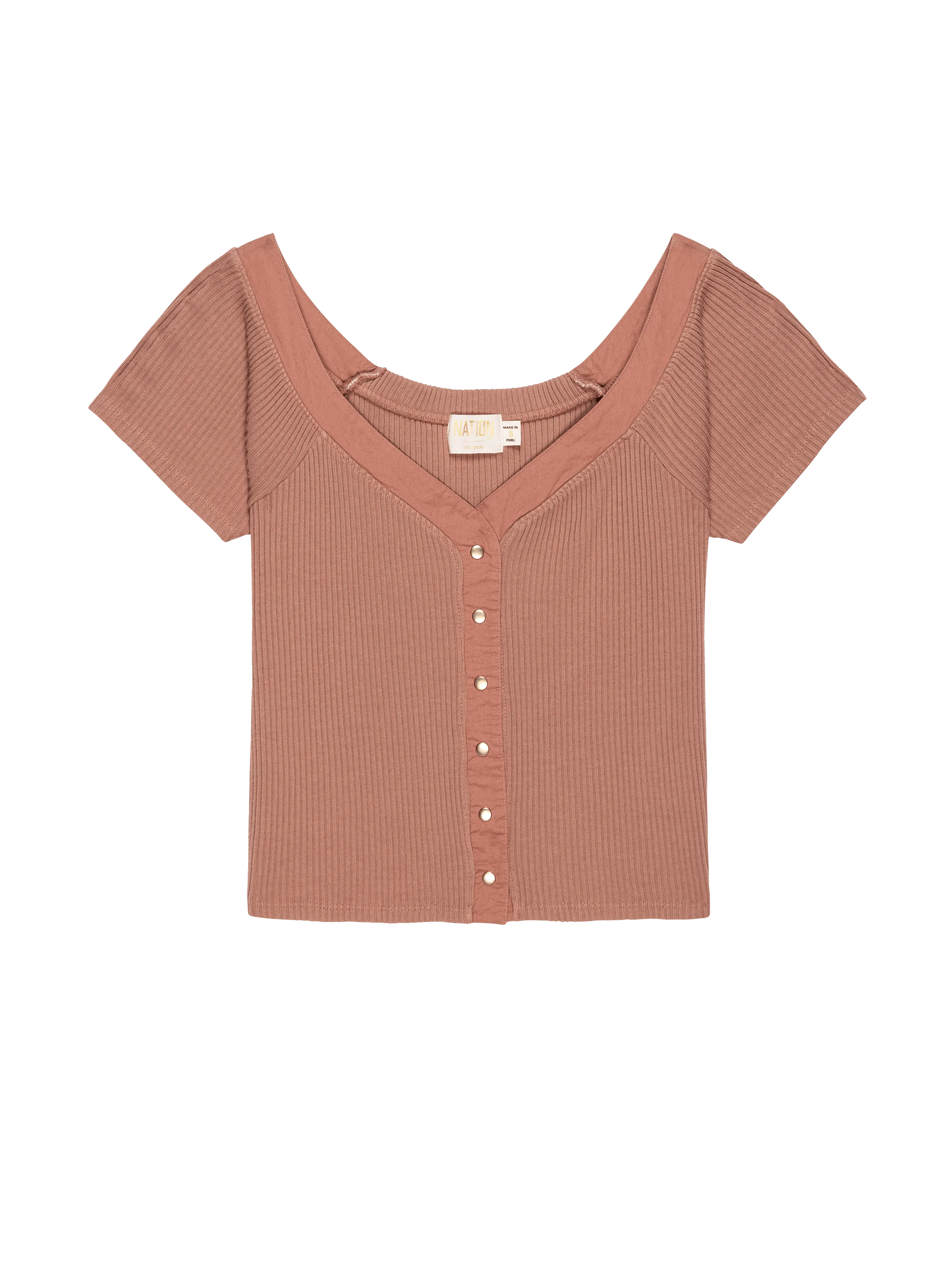 Alessia Top - Mocha Mousse