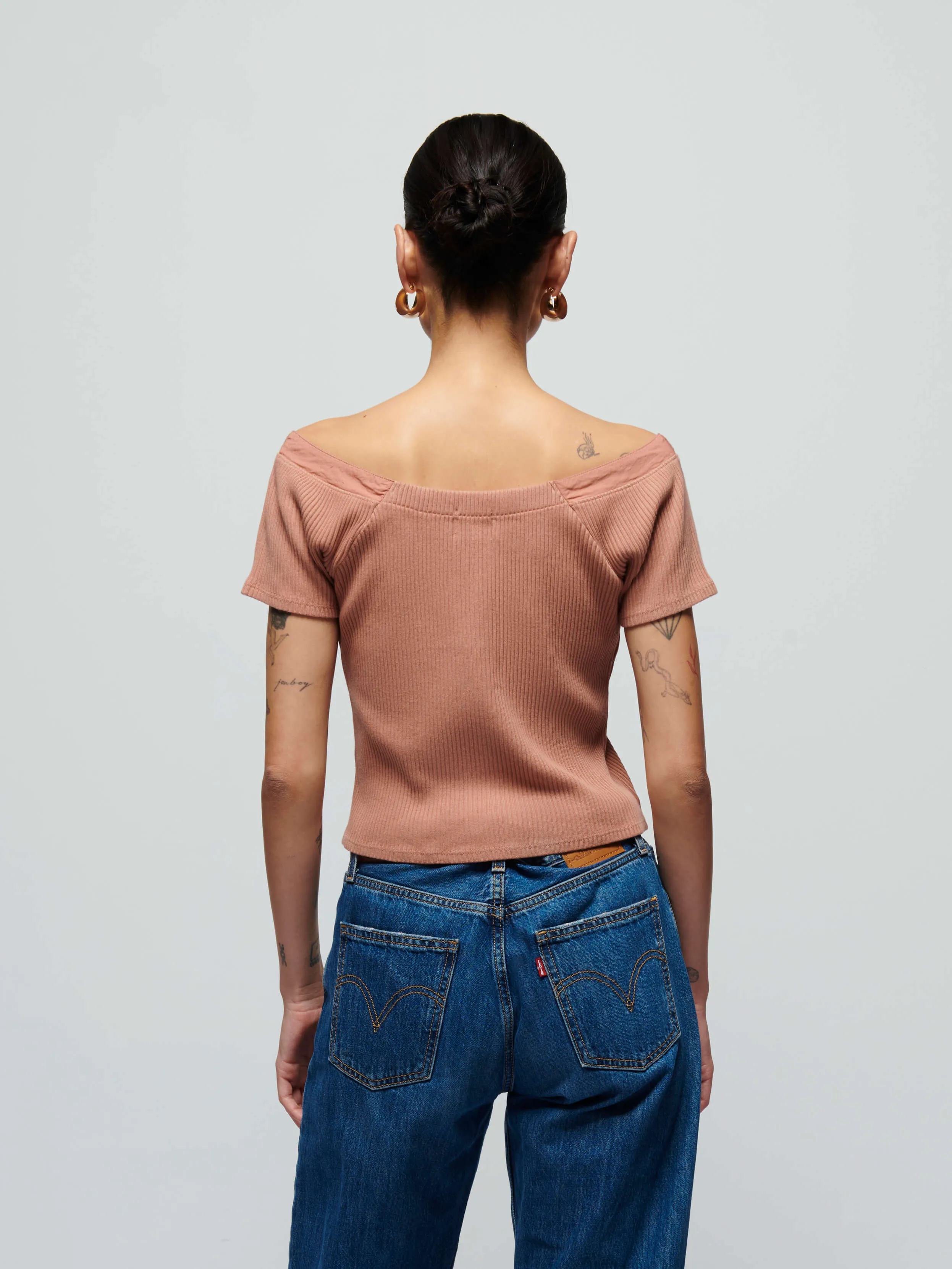 Alessia Top - Mocha Mousse