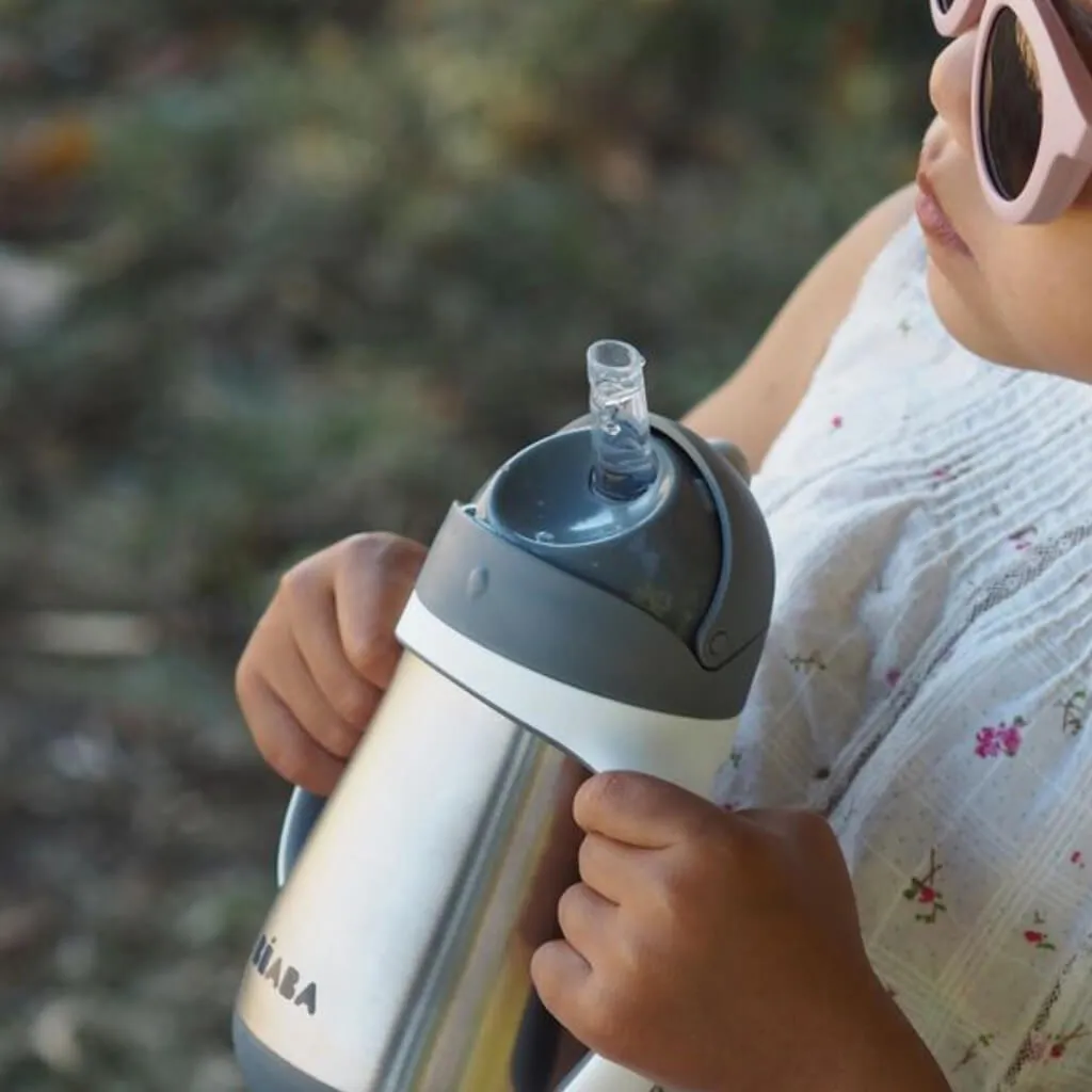 Beaba Stainless Steel Straw Sippy Cup