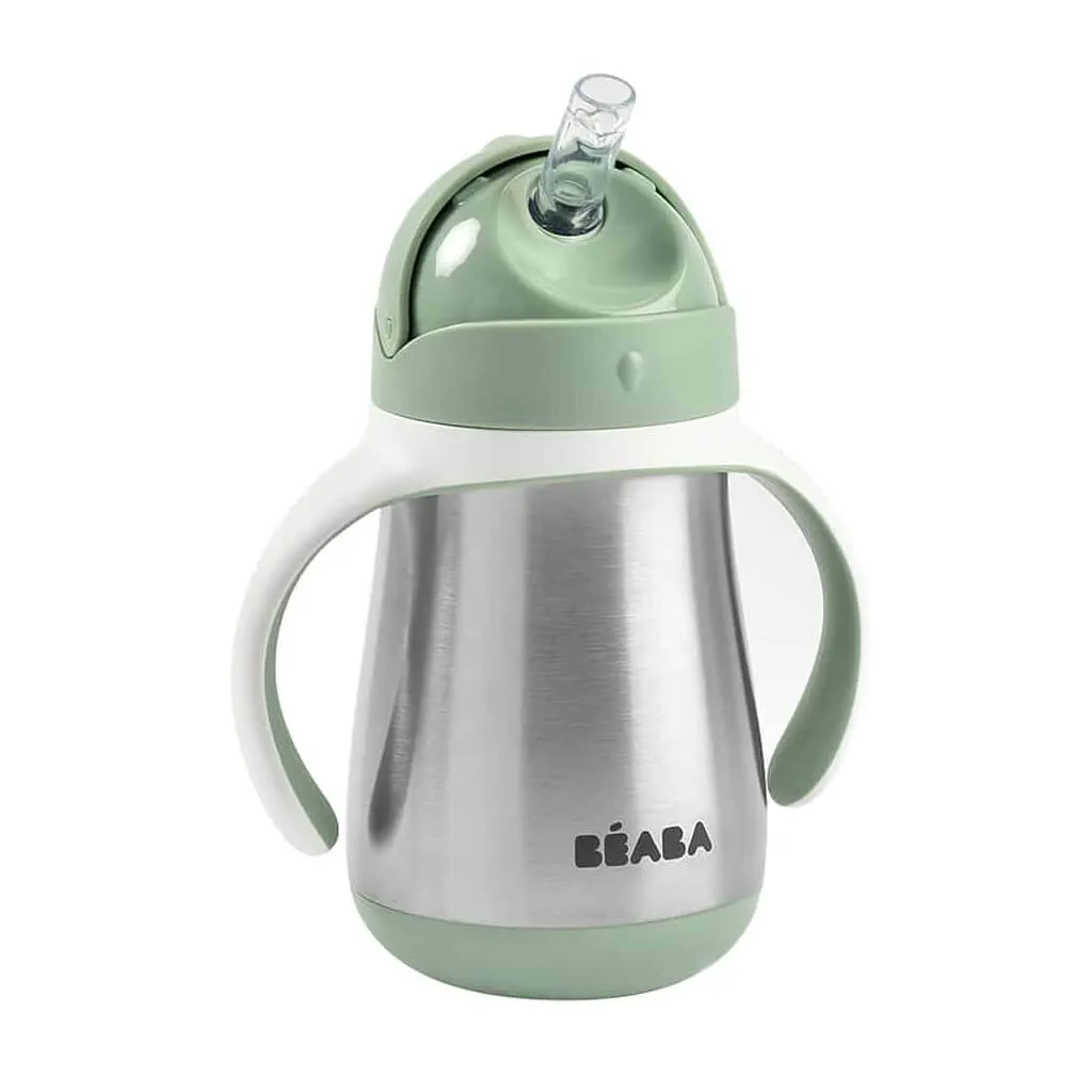 Beaba Stainless Steel Straw Sippy Cup