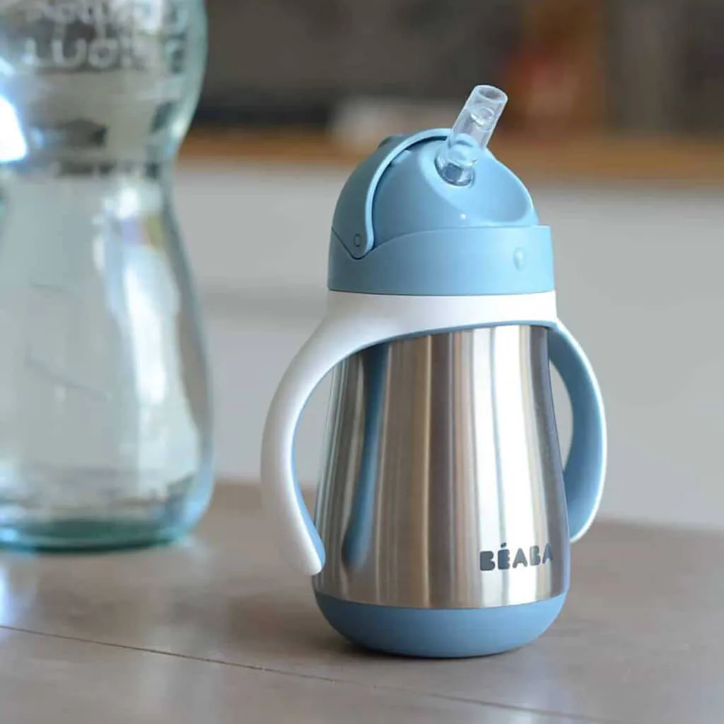 Beaba Stainless Steel Straw Sippy Cup