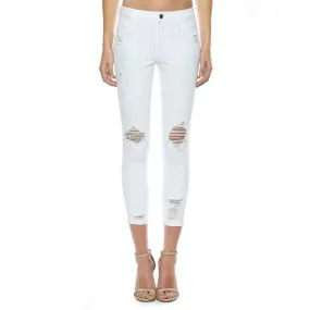Cello Distressed Crop Skinnies
