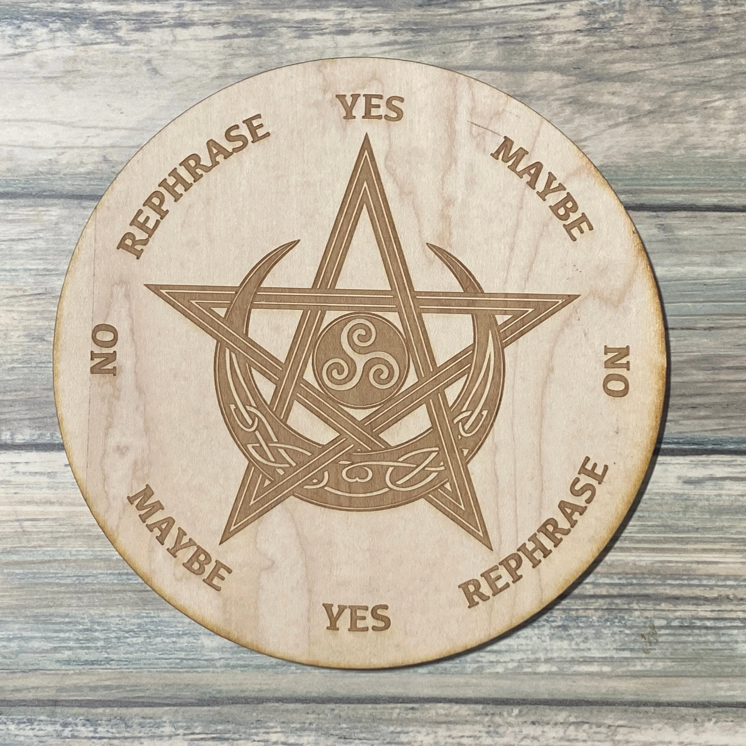 Celtic Pentagram Pendulum Board
