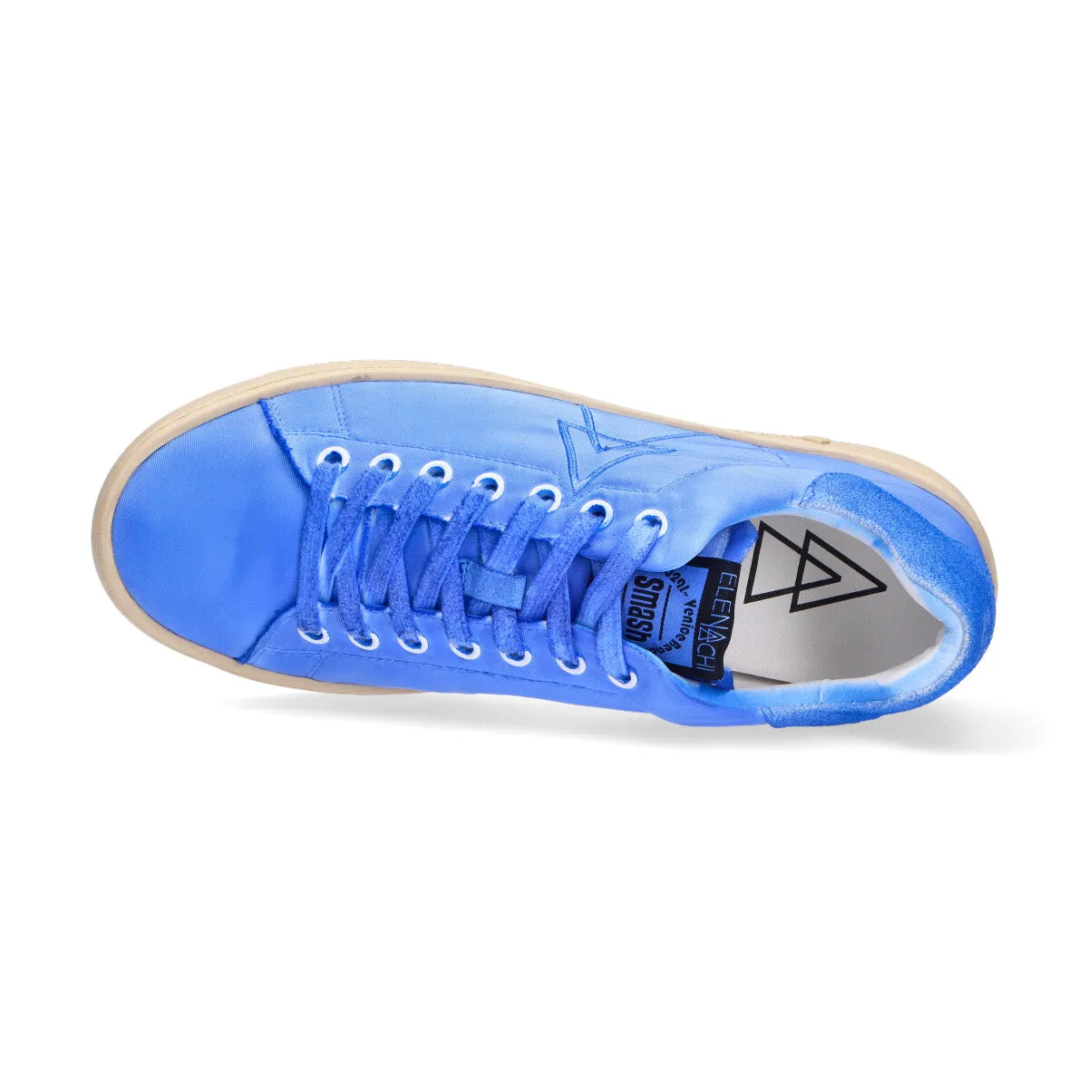Elena Iachi sneaker Smash nylon camoscio blu