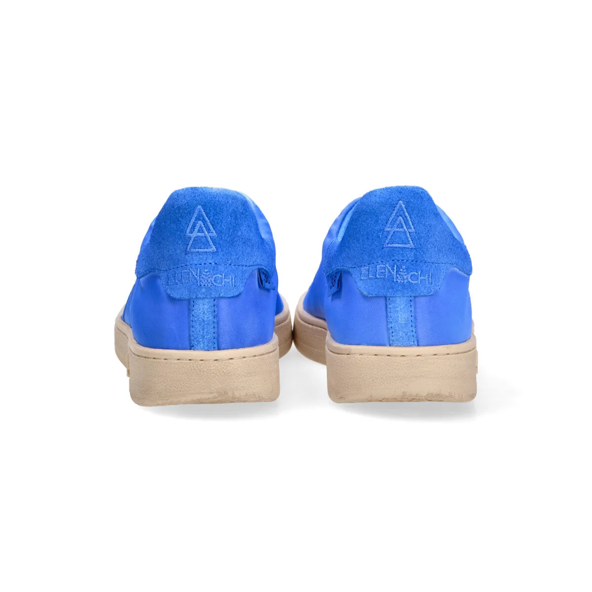 Elena Iachi sneaker Smash nylon camoscio blu