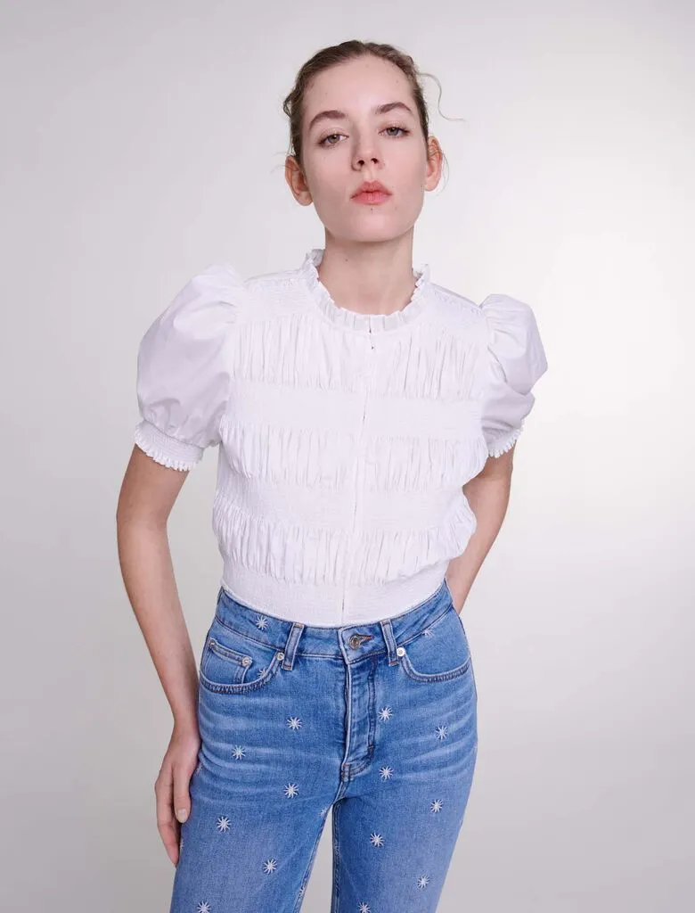 Embroidered jeans