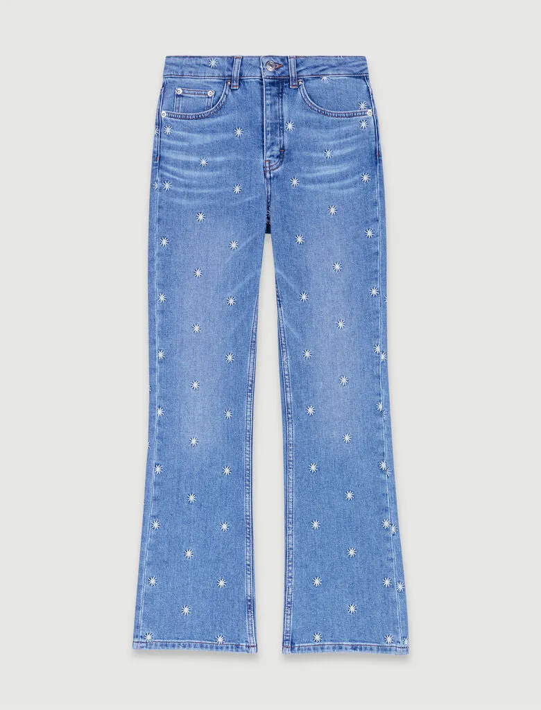 Embroidered jeans