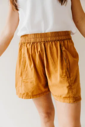 Free People Get Free Poplin Pull On Shorts