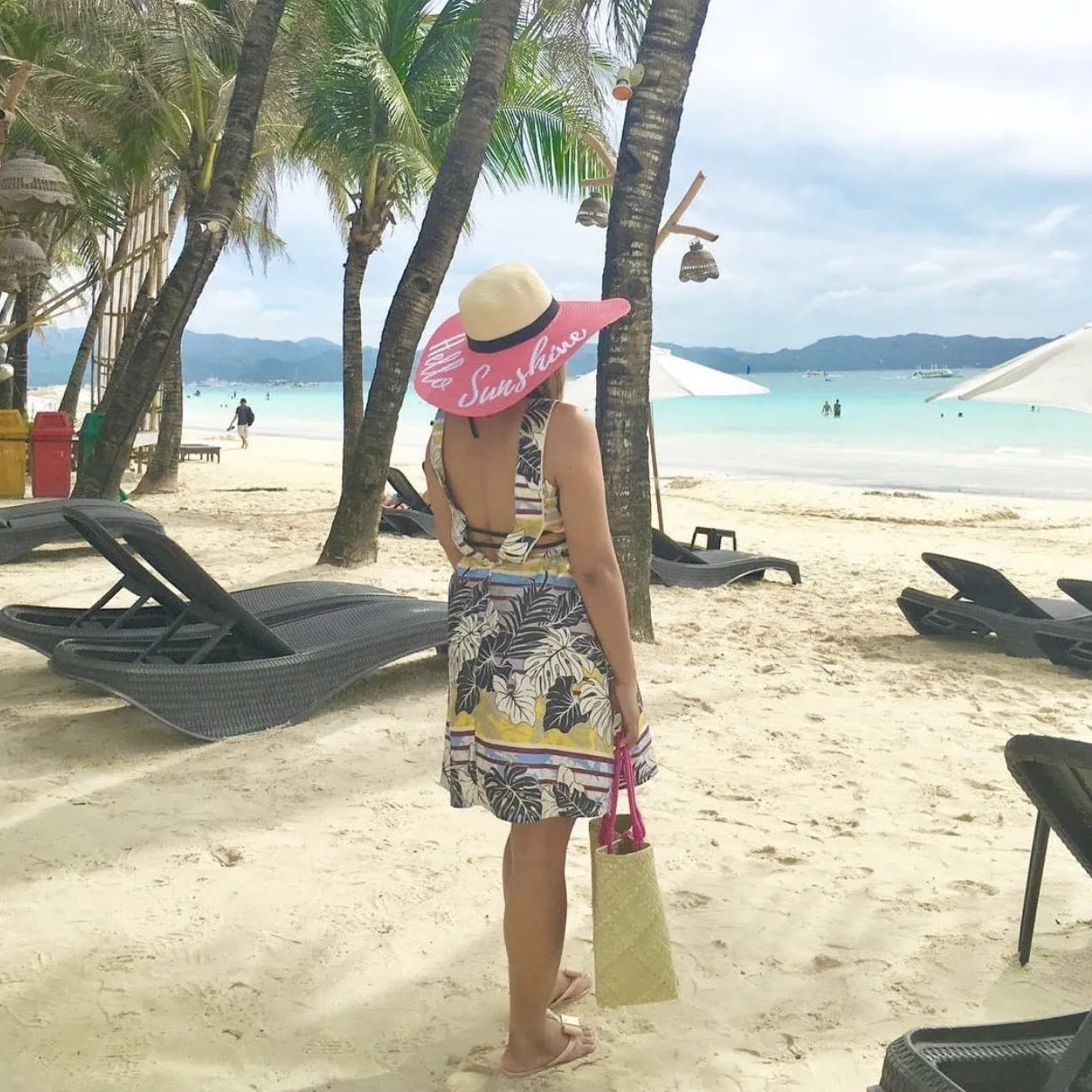 Hand-painted Straw Hat