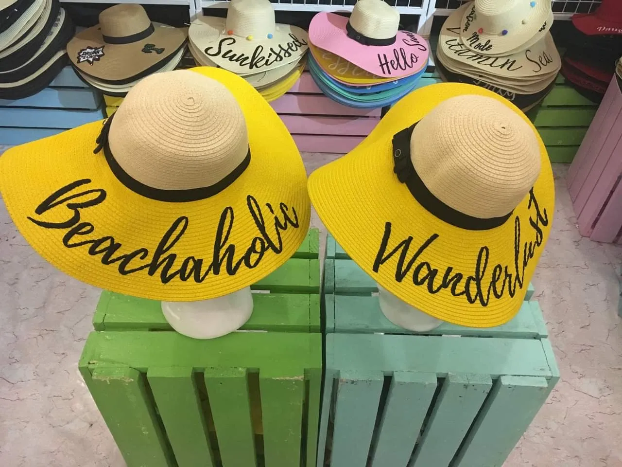 Hand-painted Straw Hat