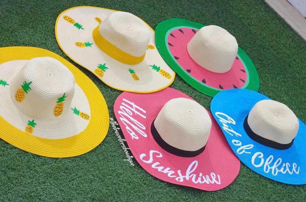 Hand-painted Straw Hat