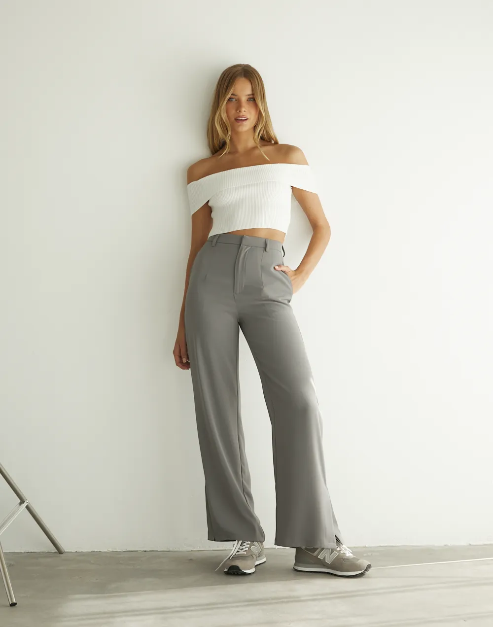 Kallista Crop Top (White)