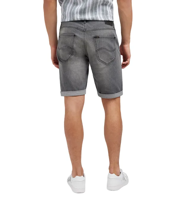 Lee men's 5 pocket denim shorts 112349330 black washed grey