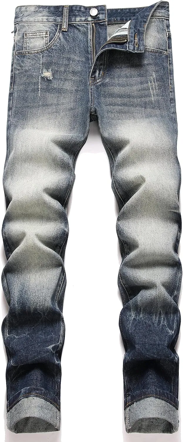 Men's Patchwork Flex Jeans