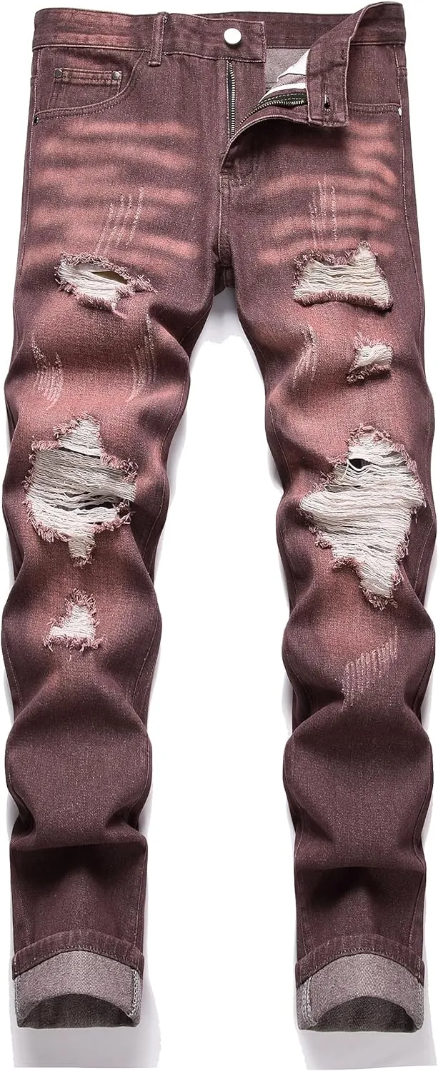 Men's Patchwork Flex Jeans