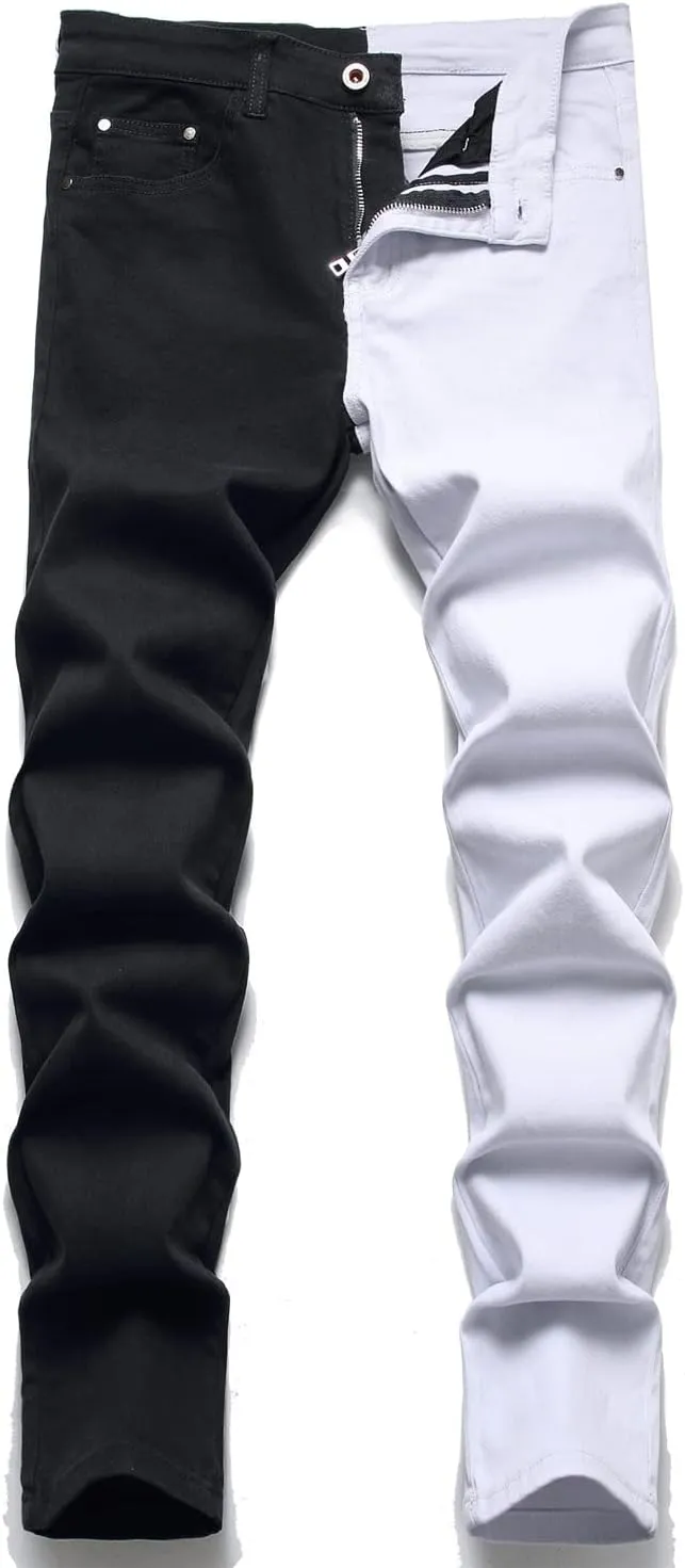Men's Patchwork Flex Jeans