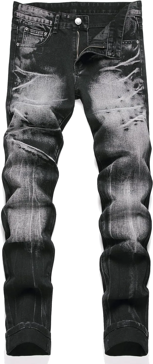 Men's Patchwork Flex Jeans