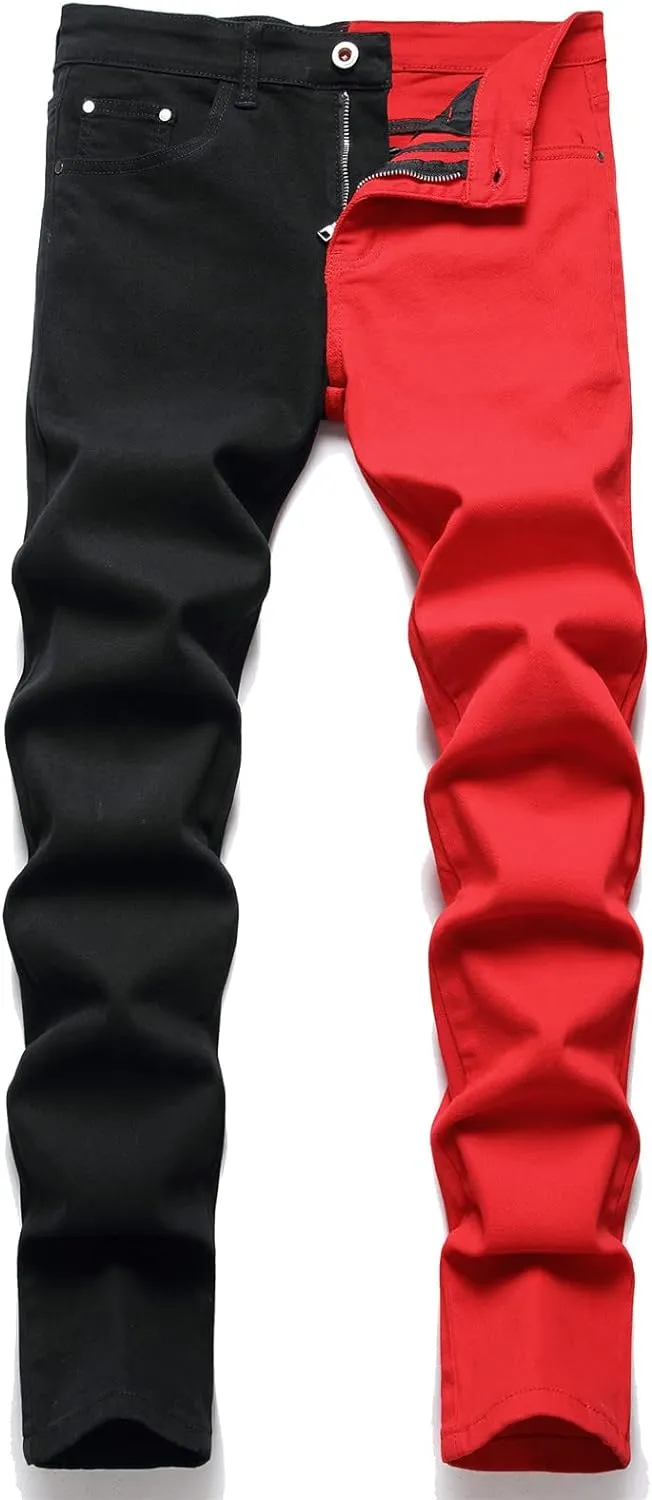 Men's Patchwork Flex Jeans