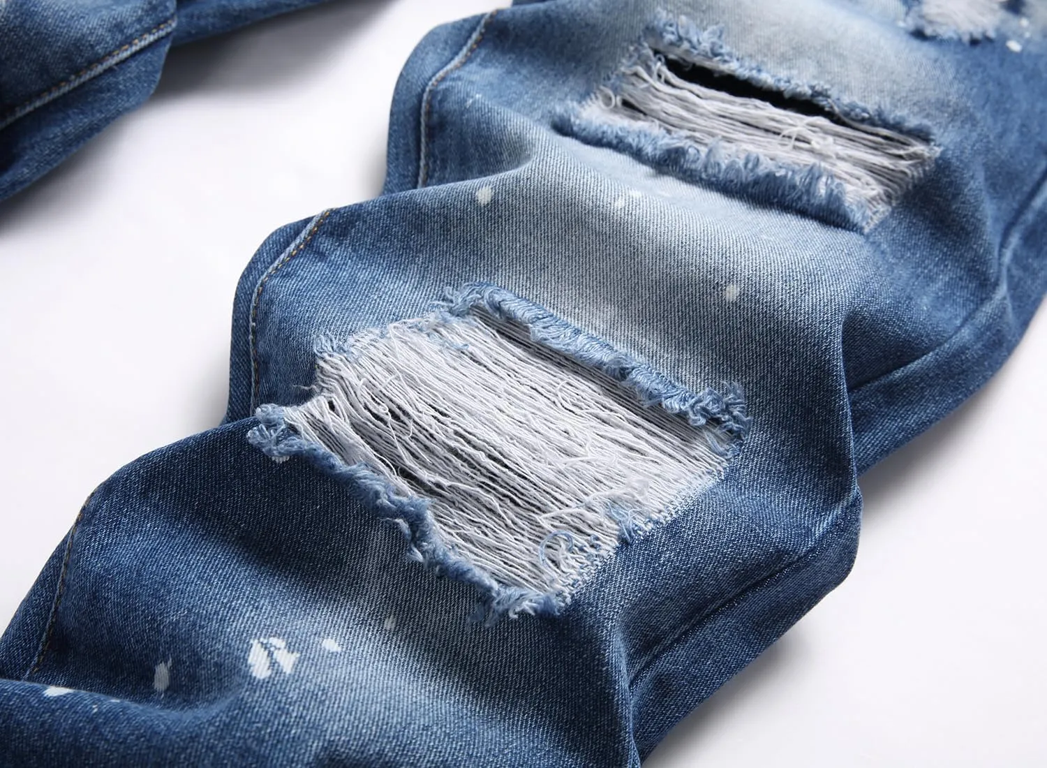 Men's Patchwork Flex Jeans
