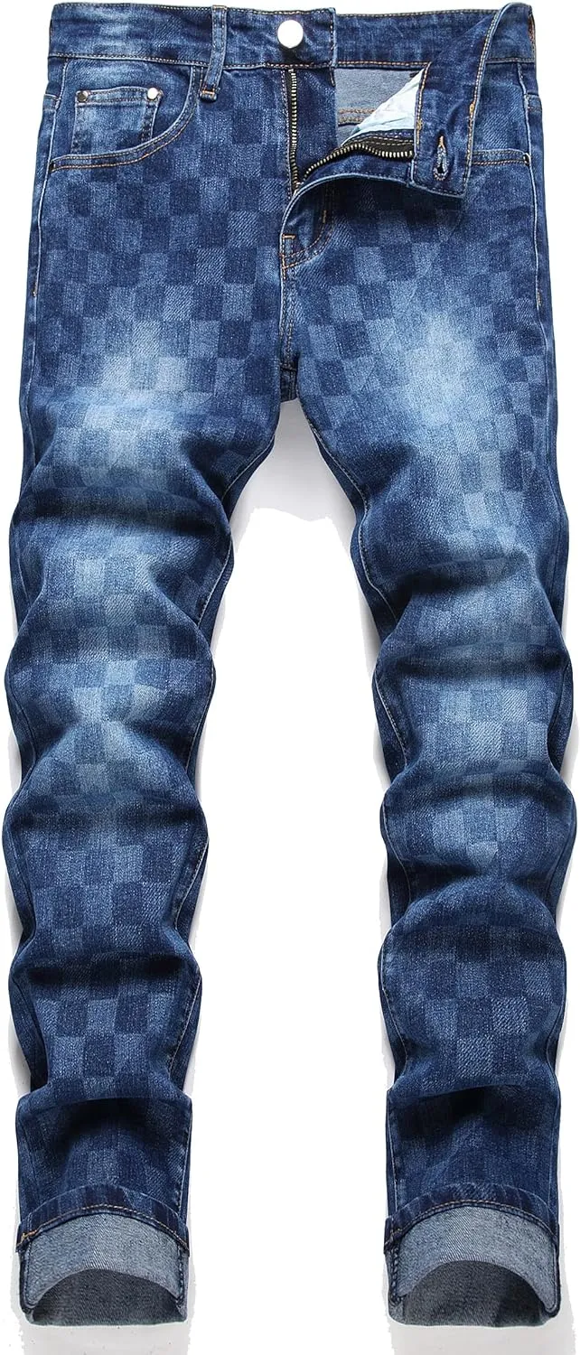 Men's Patchwork Flex Jeans