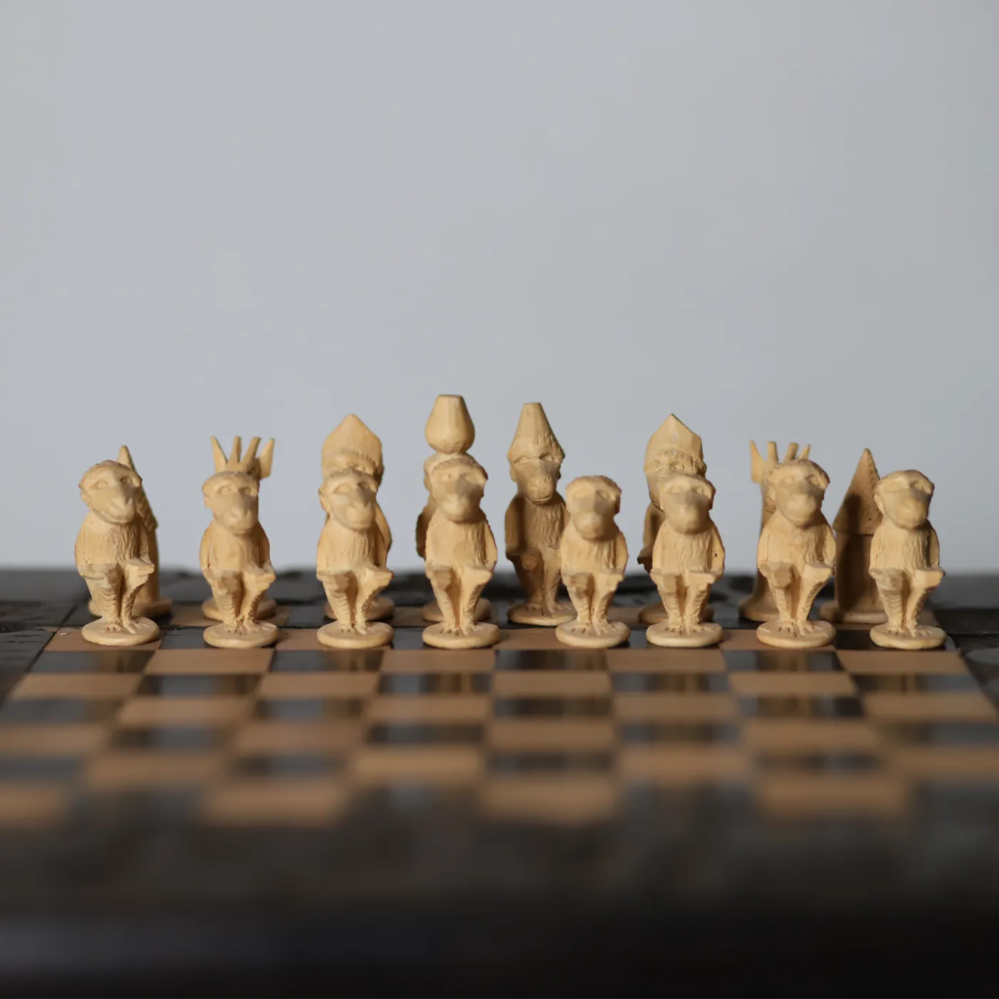 Monkey Chess Set | Handmade in Tanzania