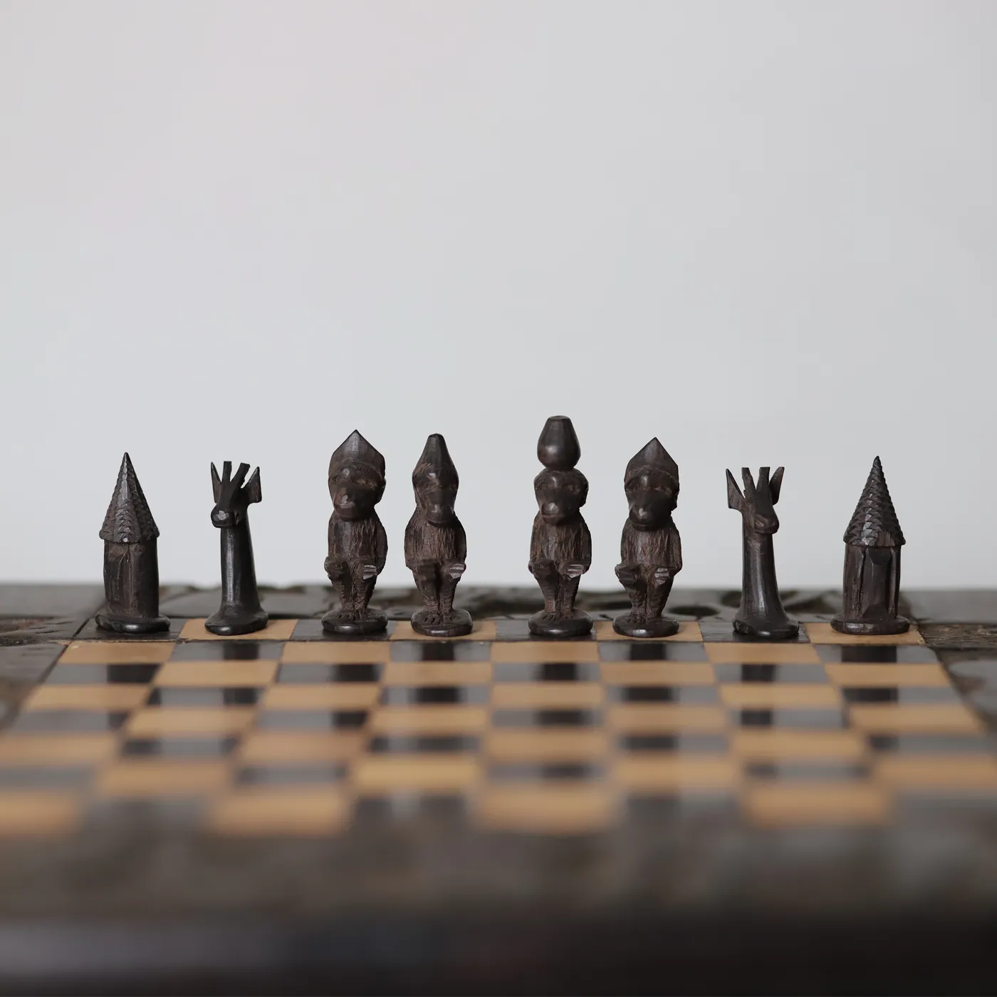 Monkey Chess Set | Handmade in Tanzania