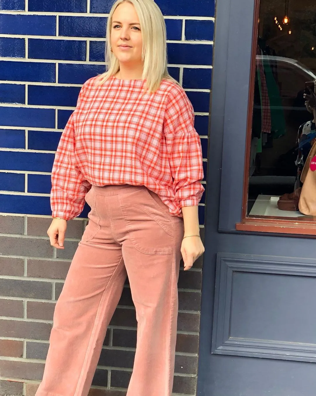 Peggy Cord Pants Pink