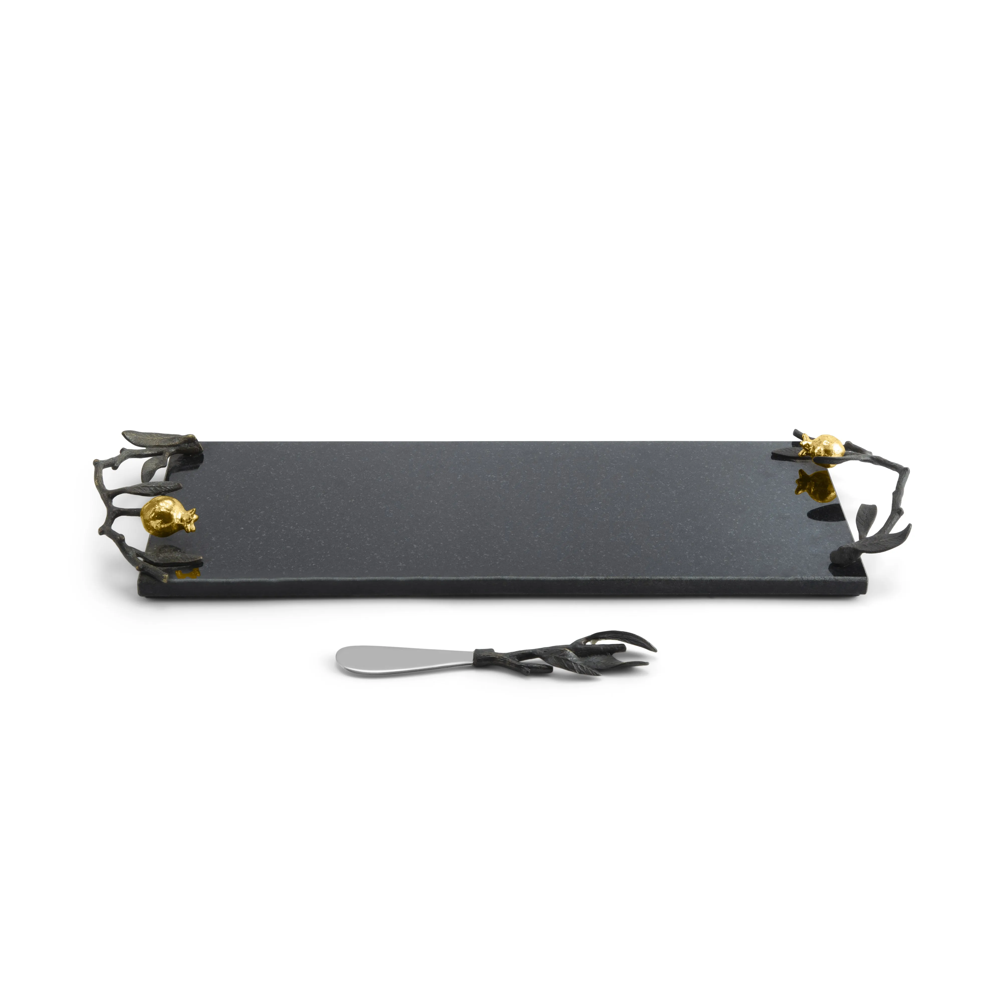 Pomegranate Cheese Board with Knife