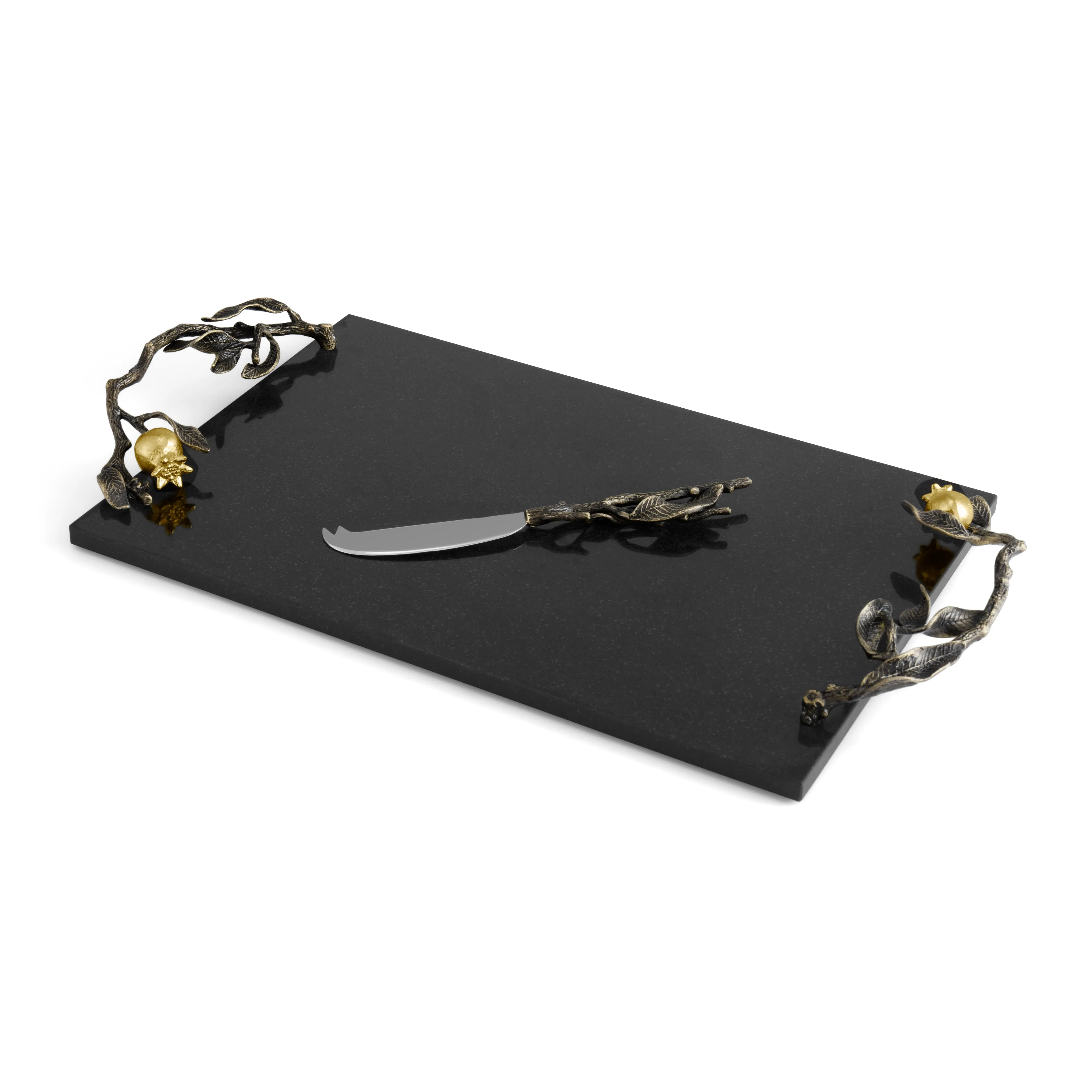 Pomegranate Cheese Board with Knife