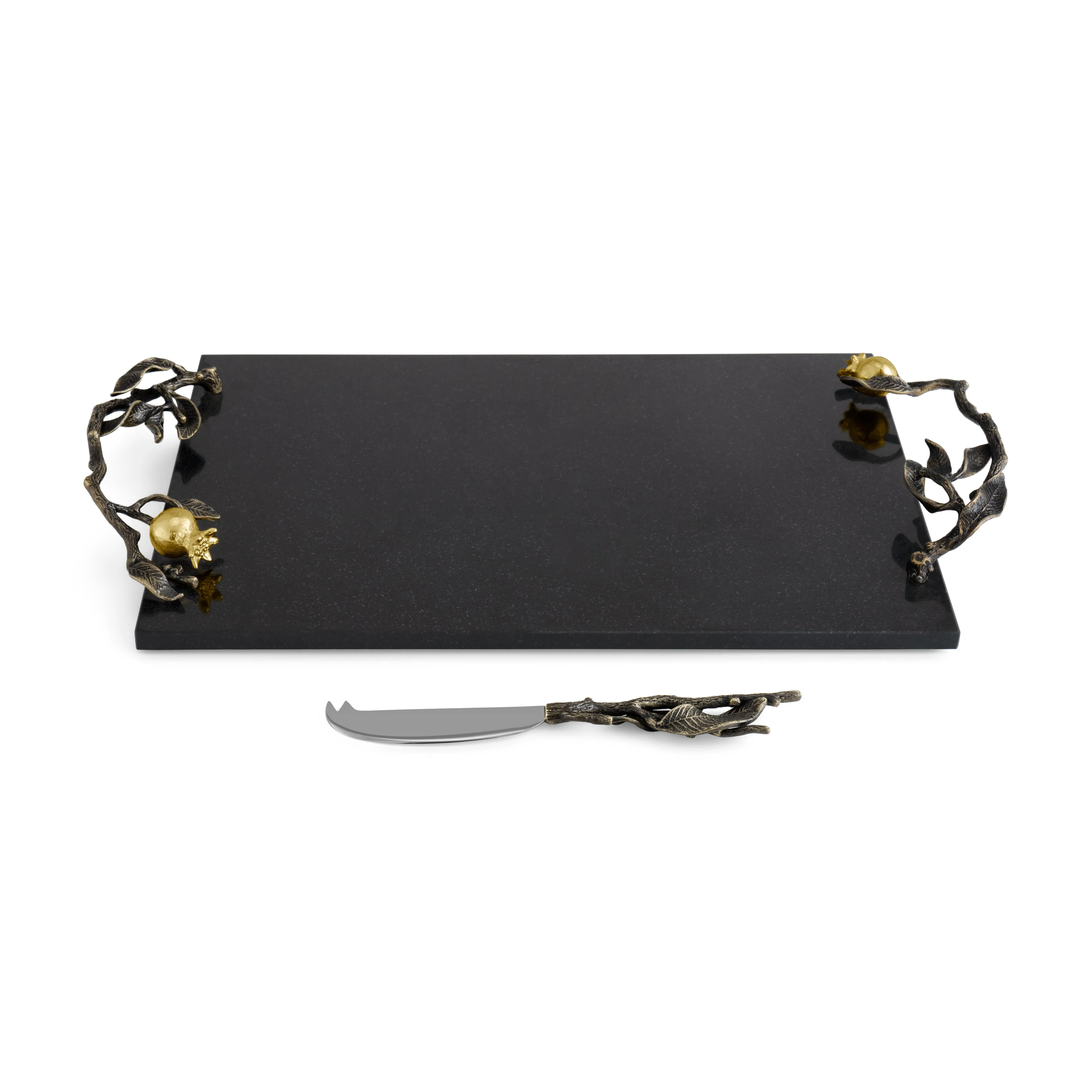 Pomegranate Cheese Board with Knife