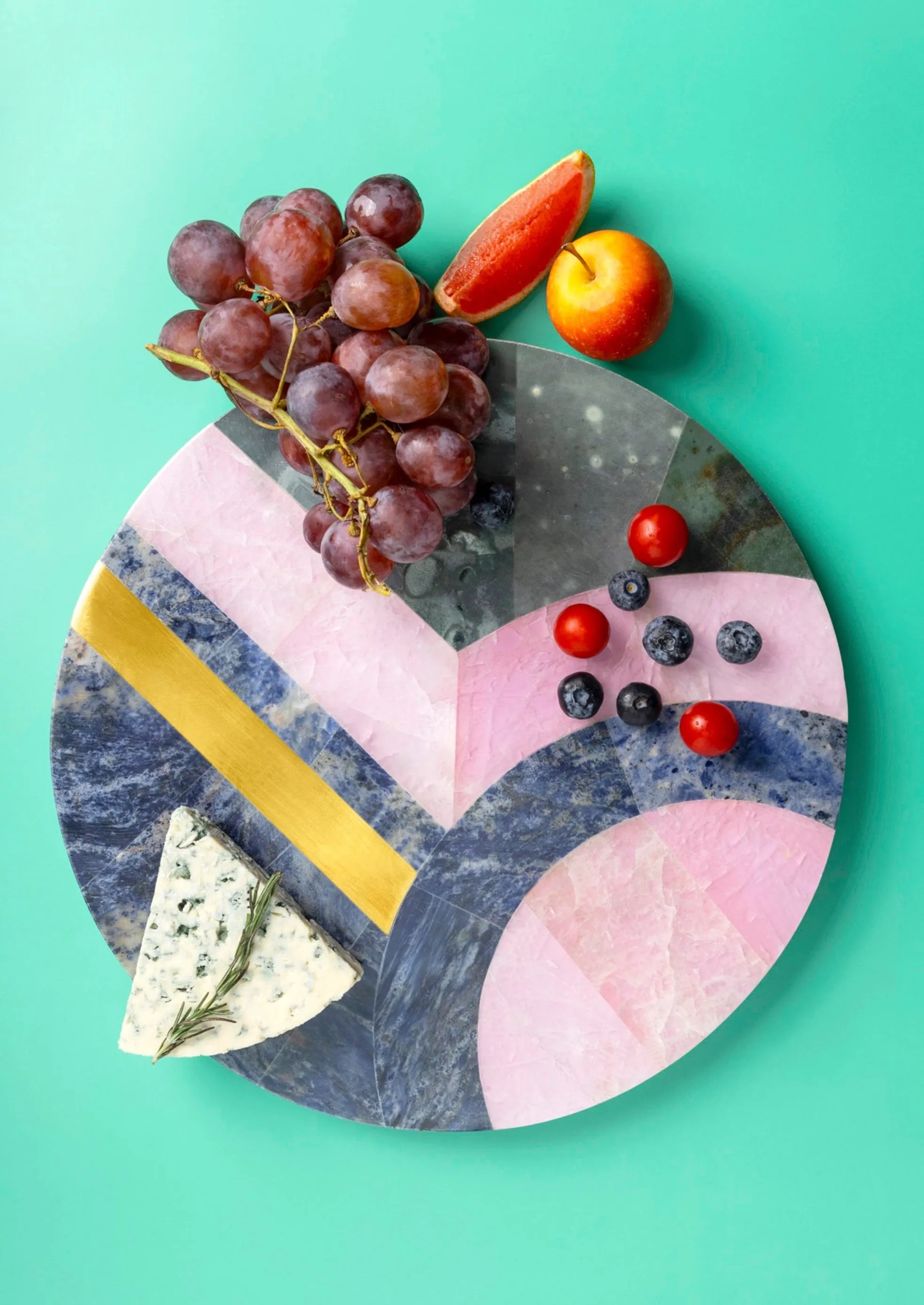 Round Marble Cheese Board