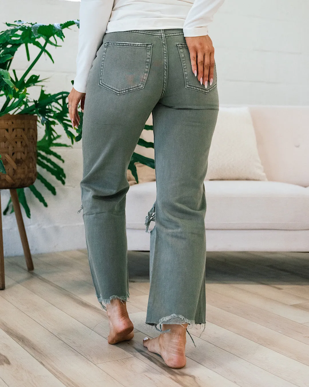 Vervet Beetle 90's Crop Flare Jeans